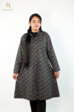 Cotton Fabric women's Long Blazer