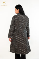 Cotton Fabric women's Long Blazer - Image 3