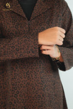 Marshmallow Fabric women's Long Blazer - Image 2